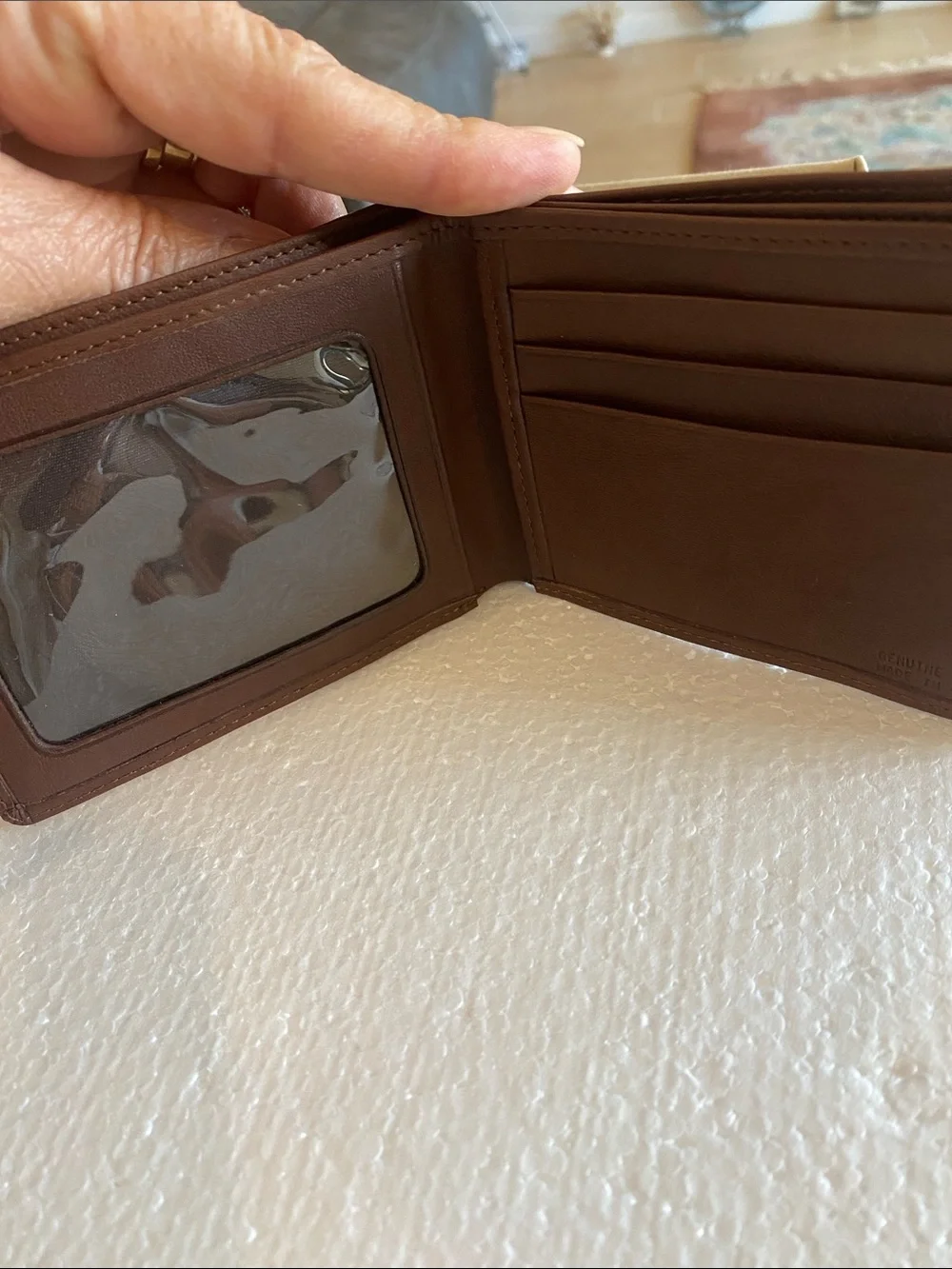 Marlboro Country Store Men's Brown Leather Bi-Fold Wallet